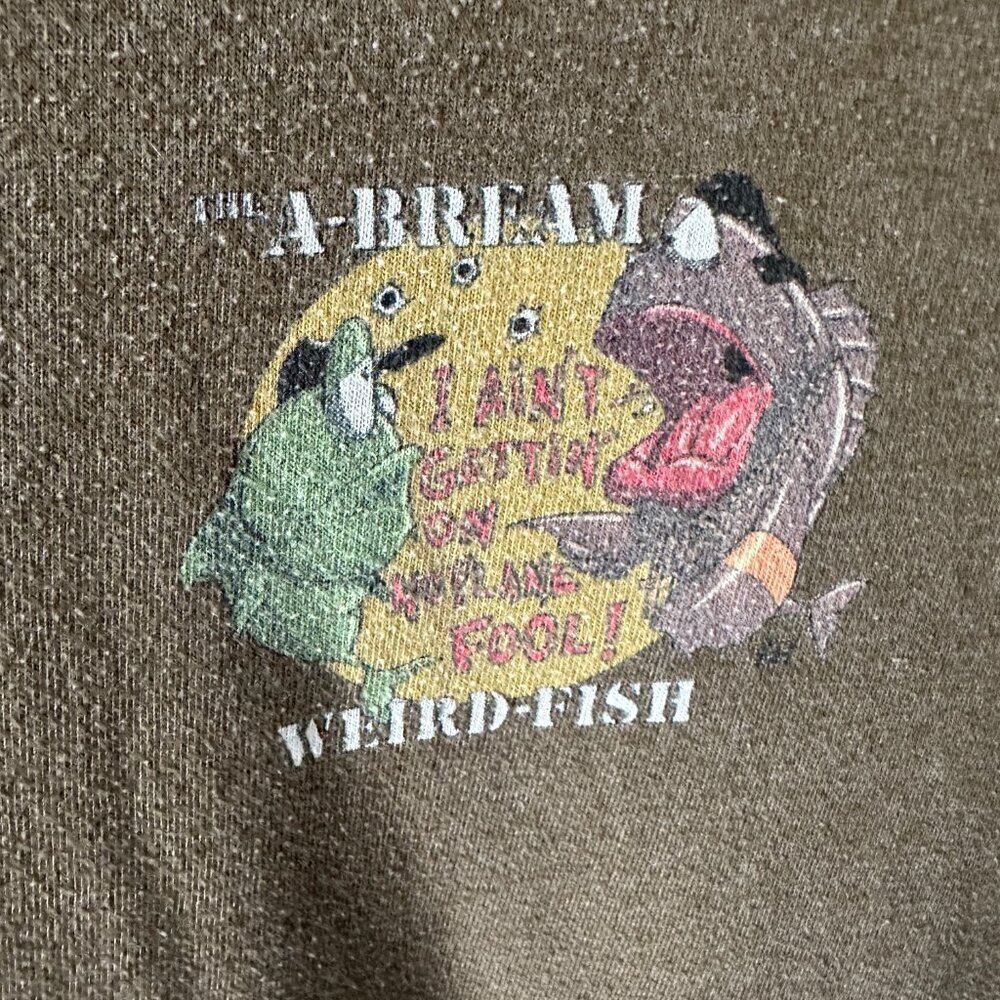 The A-Team Weird Fish Green "A-Bream" XXL Men's Tee Shirt *Rare find in the US* - Picture 4 of 7